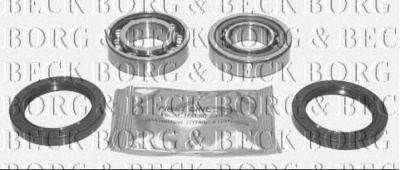 BORG & BECK bwk159 -  Комплект подшипника ступицы колеса
